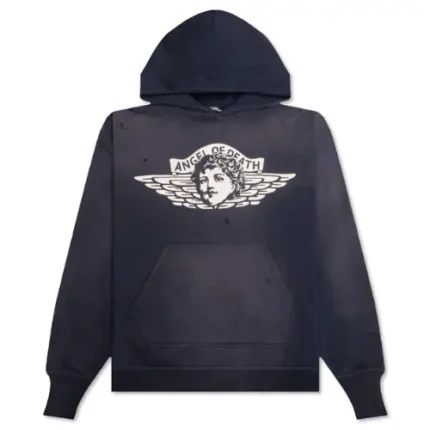 Navy Saint Michael Angel Hoodie