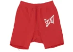 Red Saint Michael Logo Sweatshort