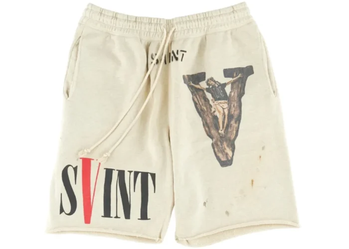 White Saint Mxxxxxx x VLONE Short