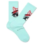 Blue Saint Michael Eye Socks