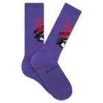 Purple Saint Michael Eye Socks