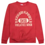 Red Saint Michael Unknown Power Crewneck