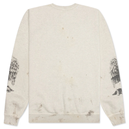 Grey Saint Michael Mother Crew Sweater