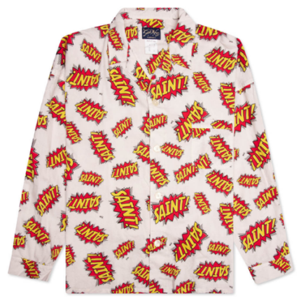 White Saint Michael POW Pajama Shirt