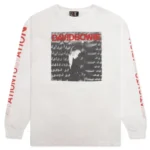 White Saint Michael X David Bowie Station L/S Tee