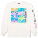 White Saint Michael House Saint L/S Tee