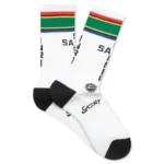 White Saint Michael South Africa Socks