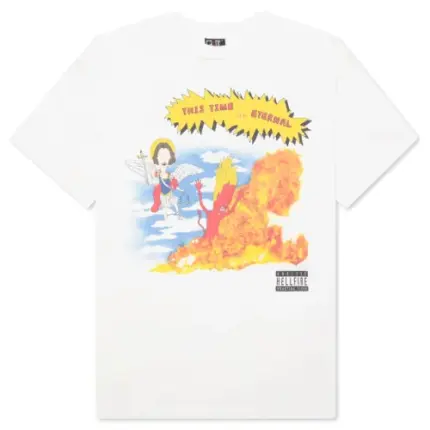 White Saint Michael Time Is Eternal S/S Tee