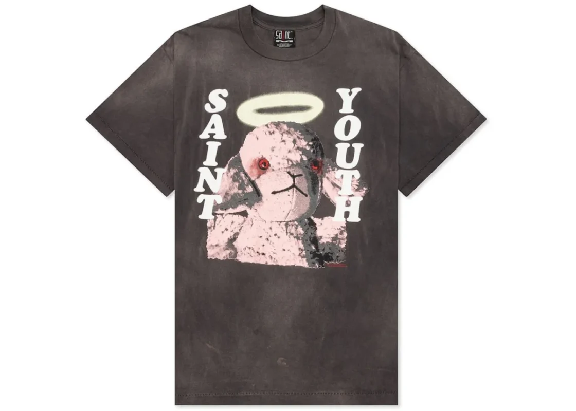 Black Saint Michael Pink Sheep Tee