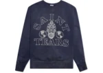 Navy Saint Michael x Denim Tears Crewneck Sweatshirt