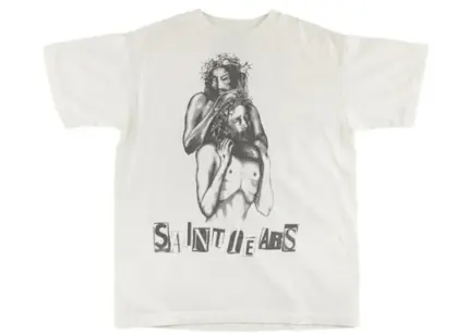 White Saint Michael x Denim Tears Grace of God Tee