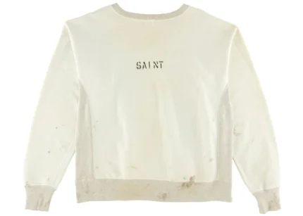 White Saint Mxxxxxx College Sweatshirt