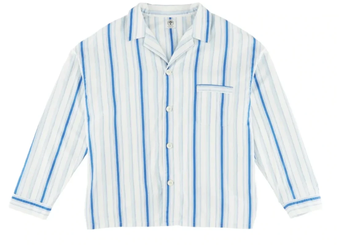 Blue Stripe Saint Mxxxxxx PJ Shirt
