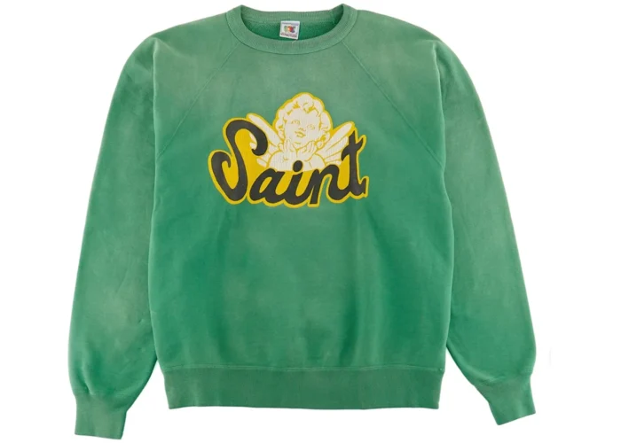 Green Saint Mxxxxxx Saint Angels Sweatshirt