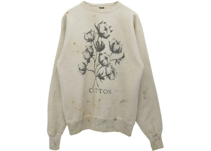 Grey Saint Mxxxxxx x Denim Tears Cotton Sweatshirt