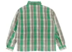 Green Saint Mxxxxxx x Shermer Academy Flannel Shirt