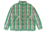 Green Saint Mxxxxxx x Shermer Academy Flannel Shirt