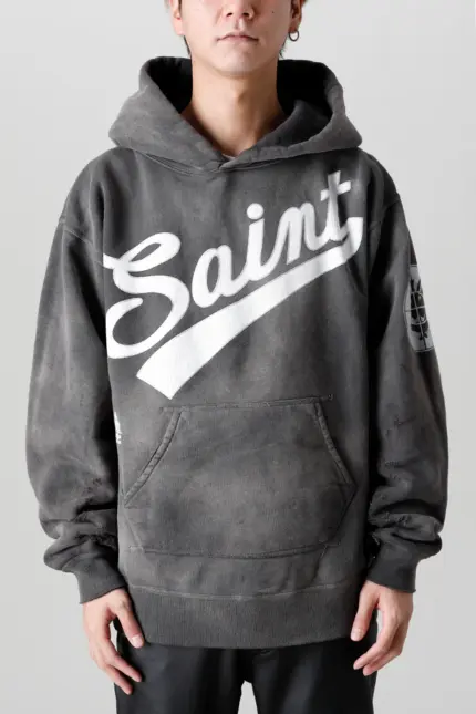 Black Saint michael hoodie focus